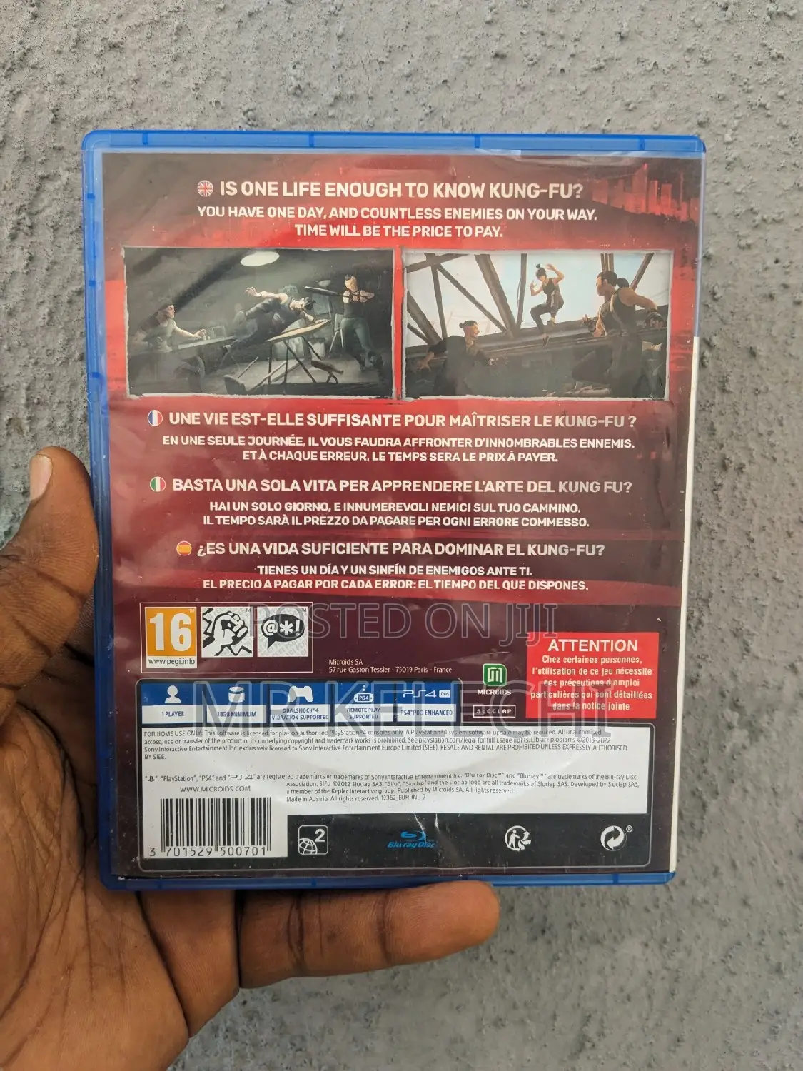 Neatly Used Sifu for Ps4 and Ps5