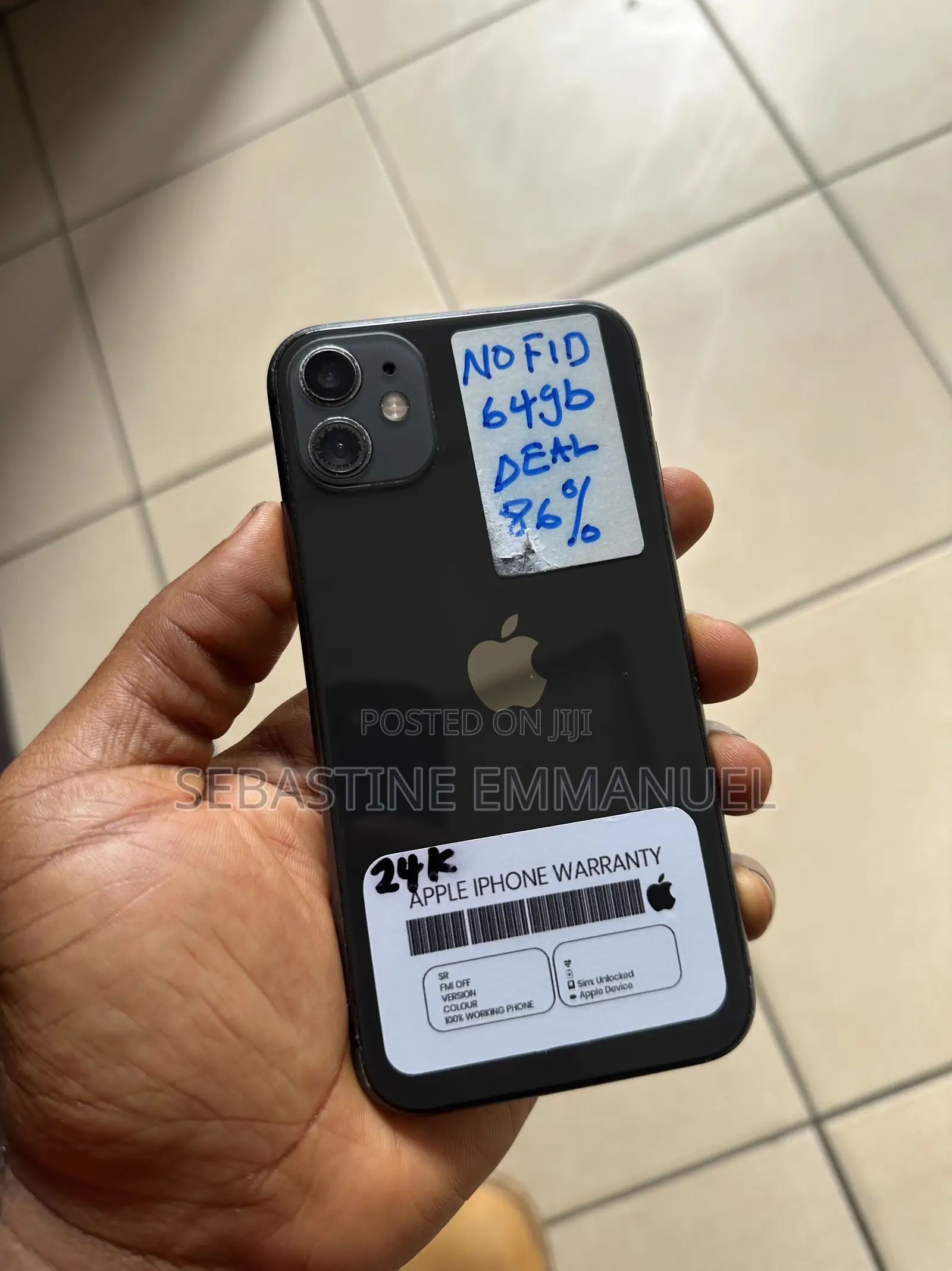 Apple iPhone 11 64 GB Black