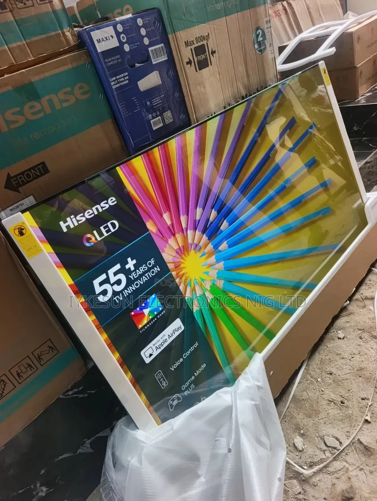 Original Hisense 75" TV QLED 4KUHD Smart Netflix YouTube Bluetooth Etc