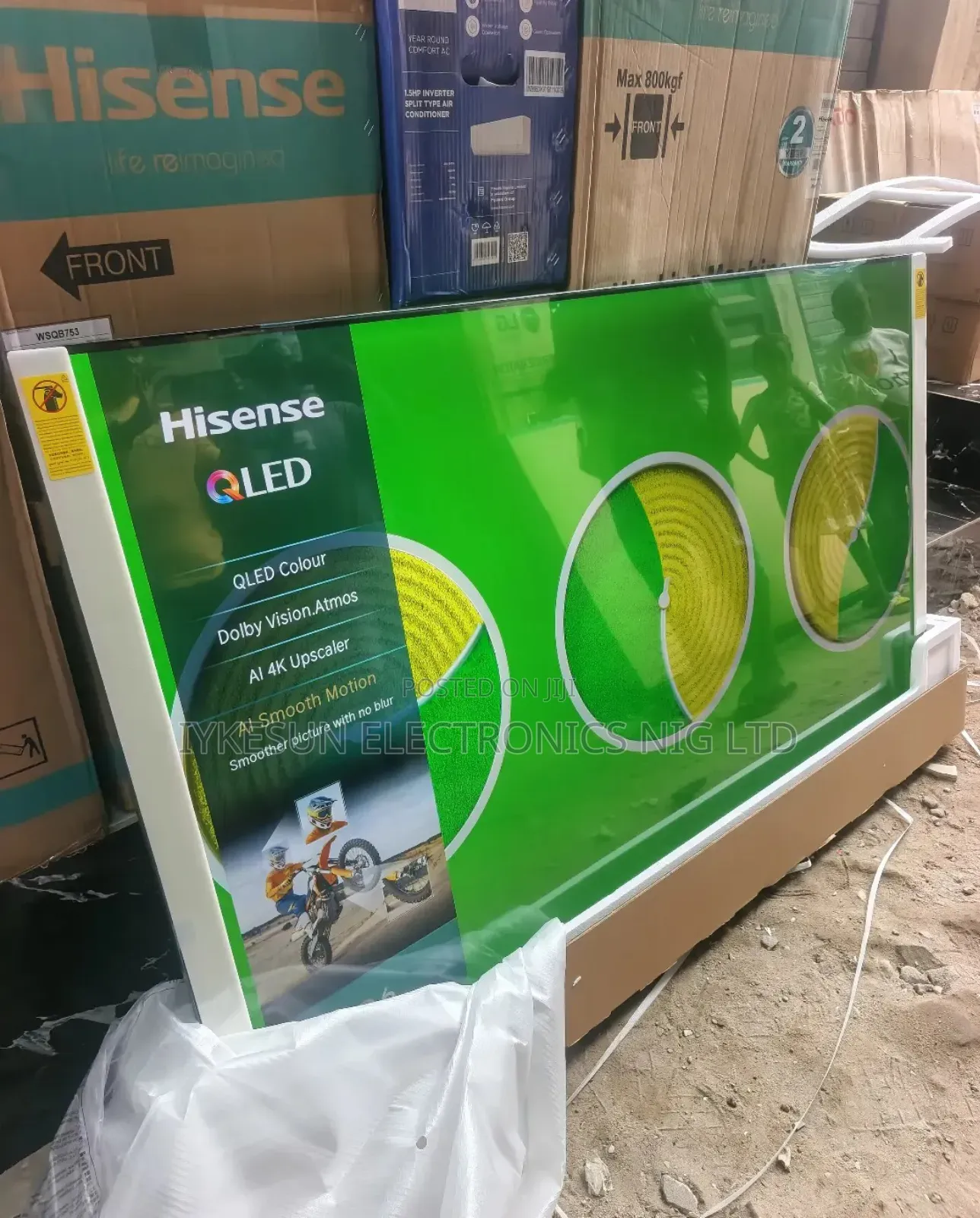 Original Hisense 75" TV QLED 4KUHD Smart Netflix YouTube Bluetooth Etc