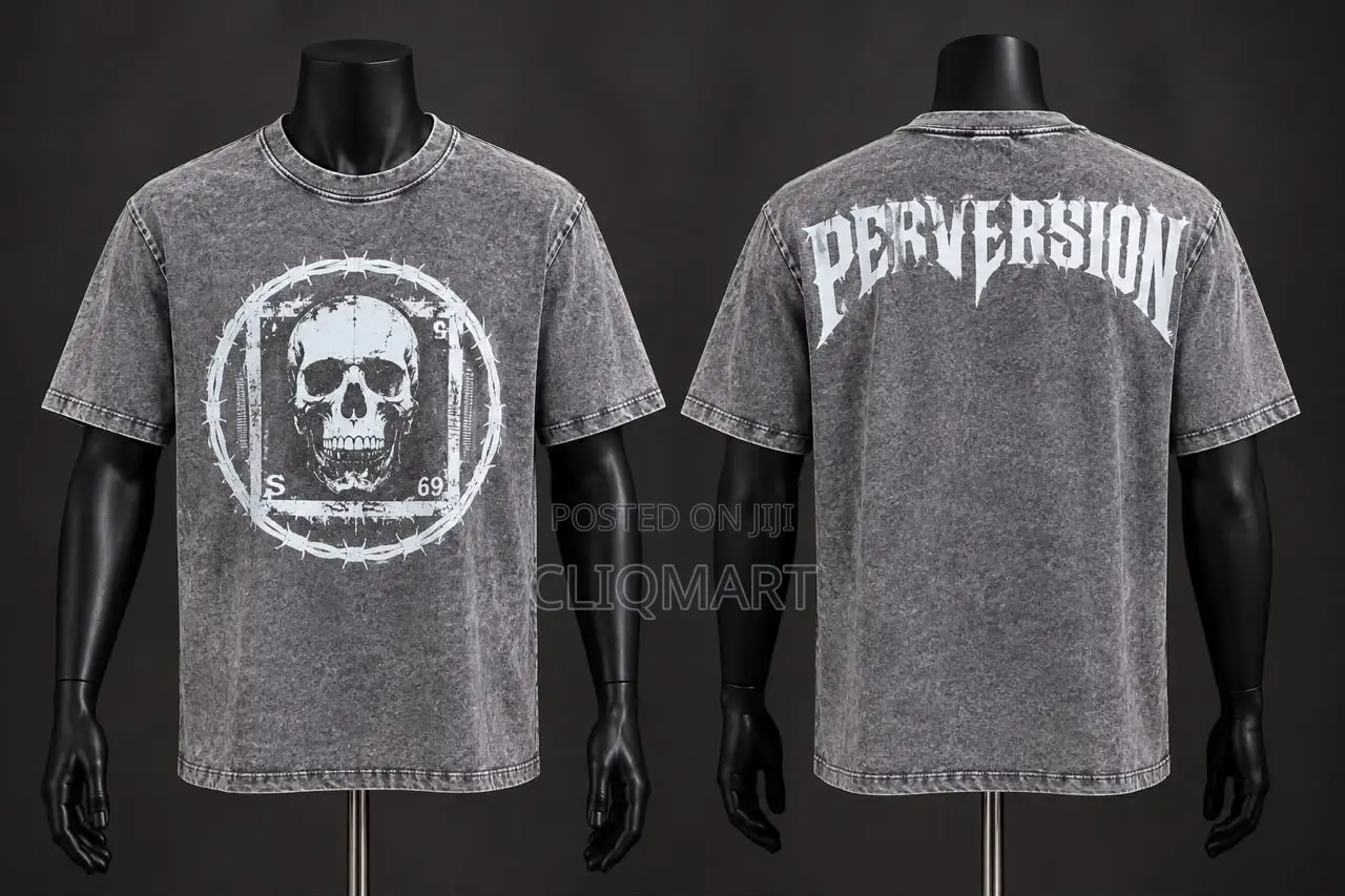 Vintage Acid-Wash Graphic Oversized T-Shirts