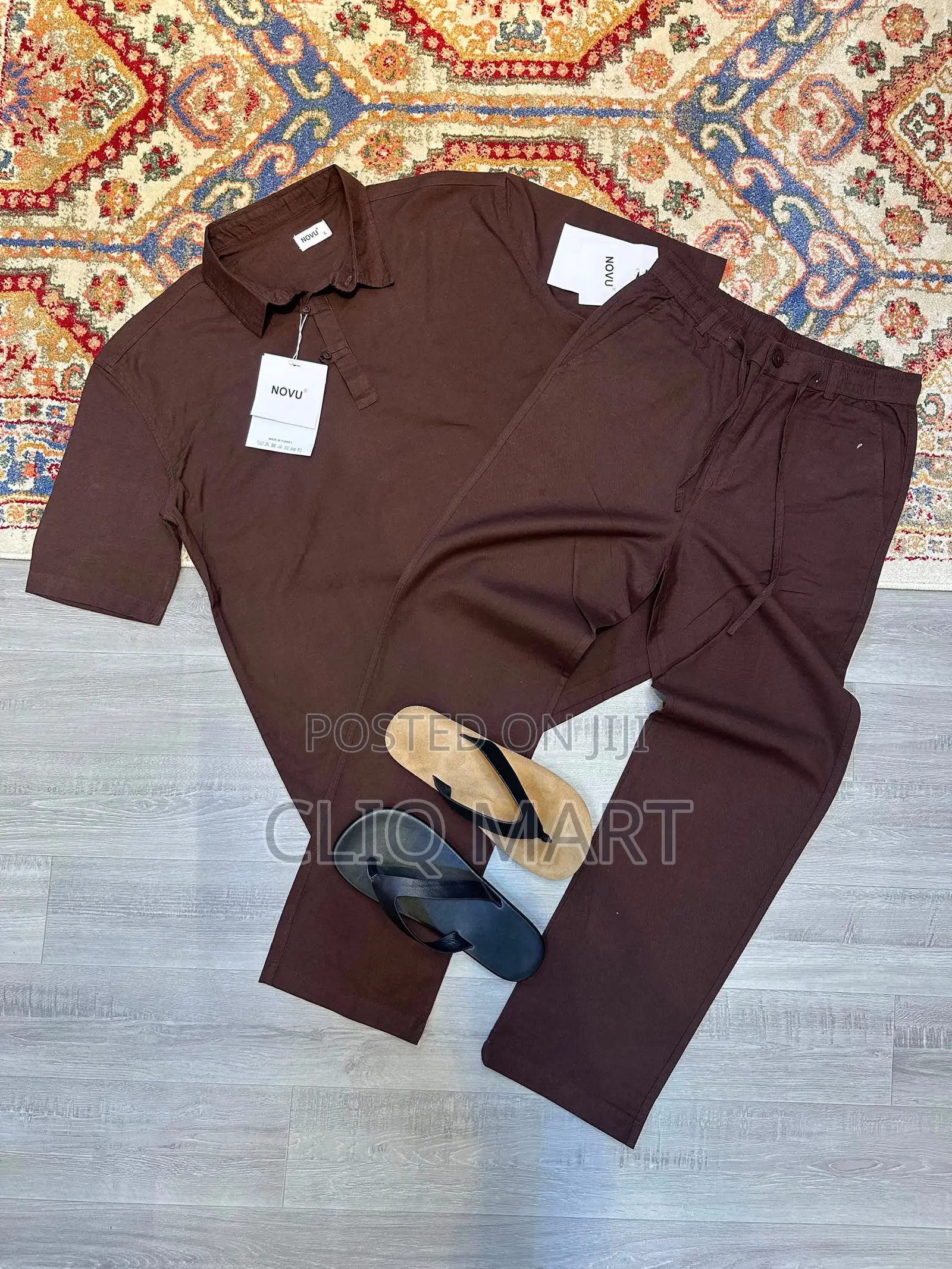 Novu Premium Linen Co-Ord Sets | Tops & Drawstring Trousers