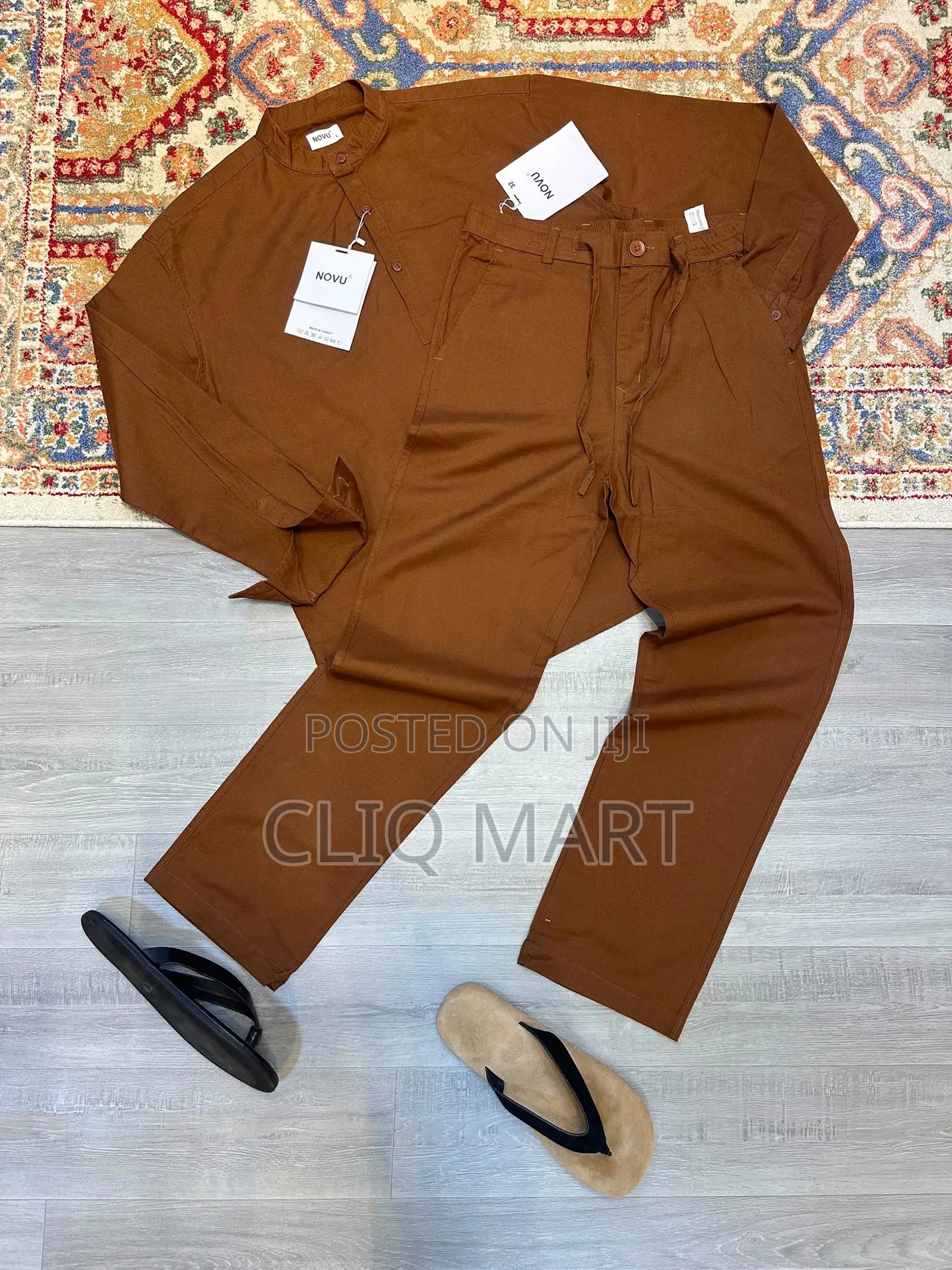 Novu Premium Linen Co-Ord Sets | Tops & Drawstring Trousers