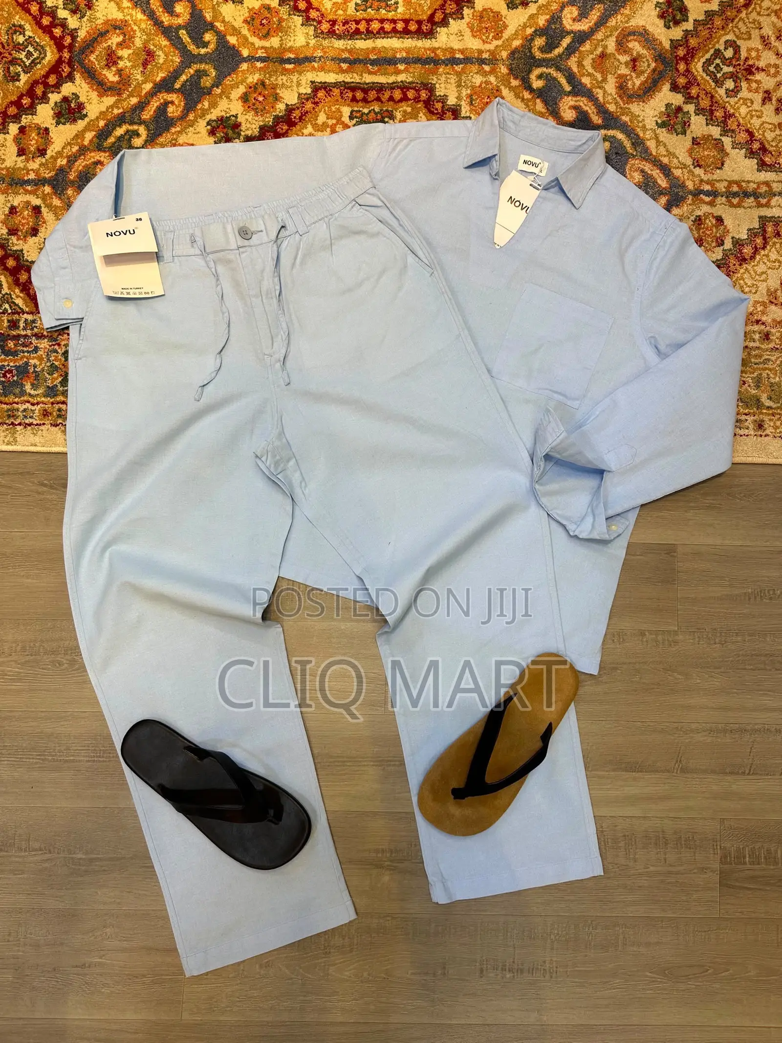 Novu Premium Linen Co-Ord Sets | Tops & Drawstring Trousers