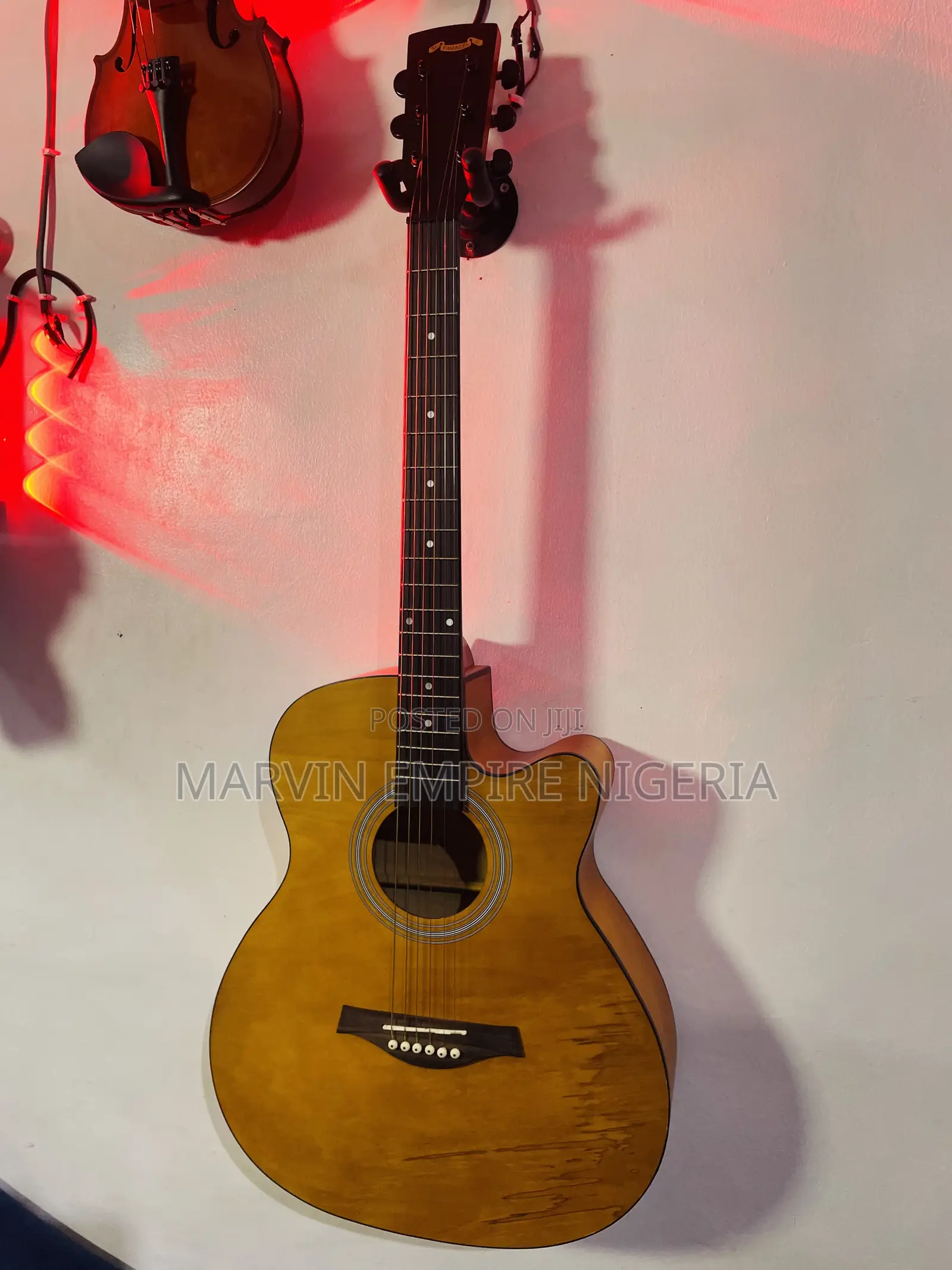 Brand New Electro Acoustic Guitar Cutaway Body for Stage Performances