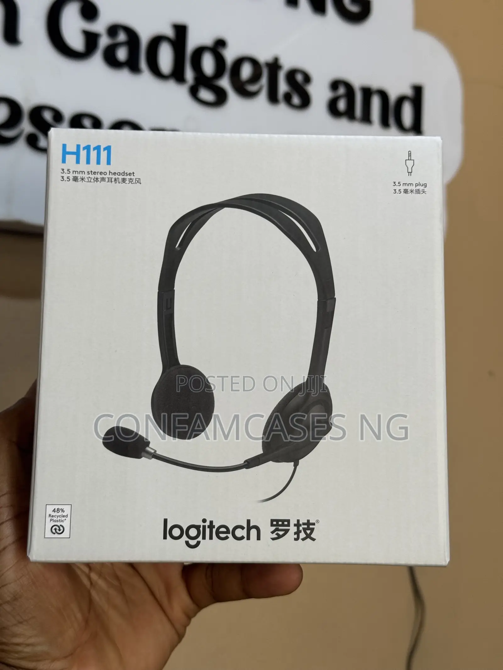 Logitech H111 Wired Stereo Headset With Microphone