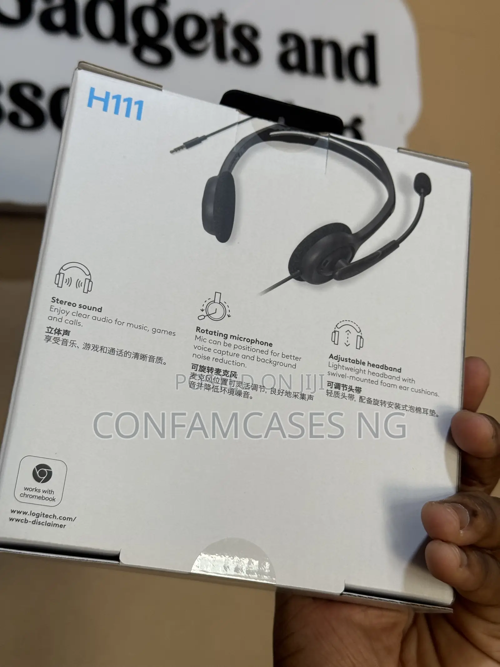 Logitech H111 Wired Stereo Headset With Microphone