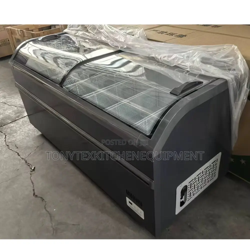 5ft Commercial Island Freezer for Supermarket