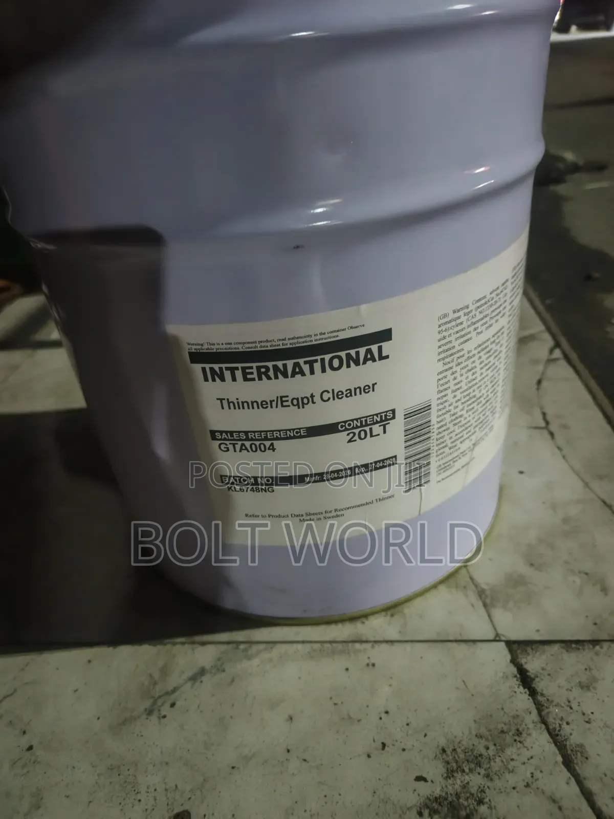 International Thinner/Egypt Cleaner