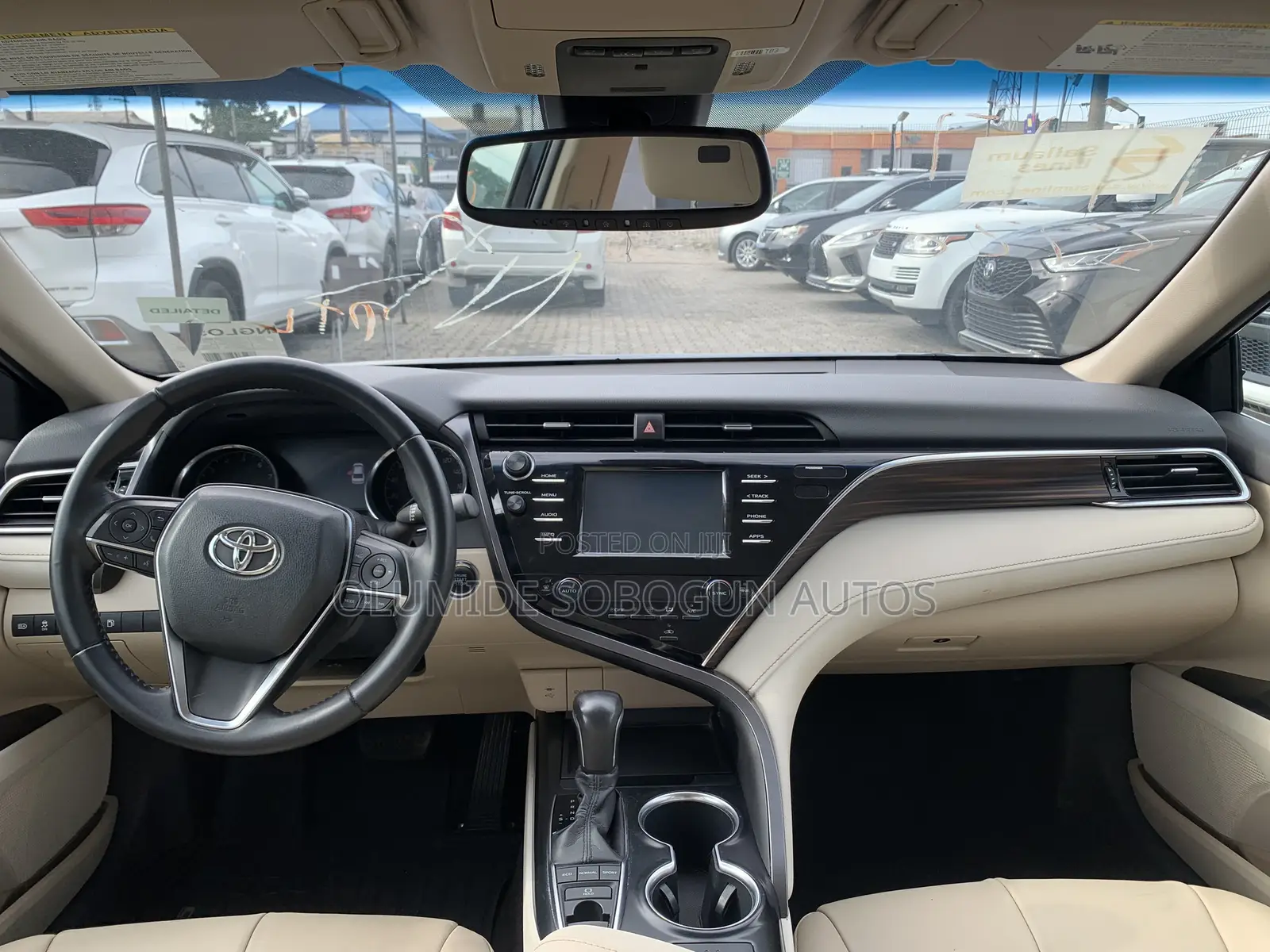 Toyota Camry XLE V6 FWD (3.5L 6cyl 8AM) 2018 Black