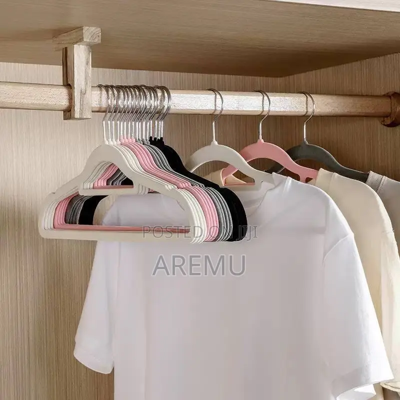 10pcs Velvet Clothes Hanger