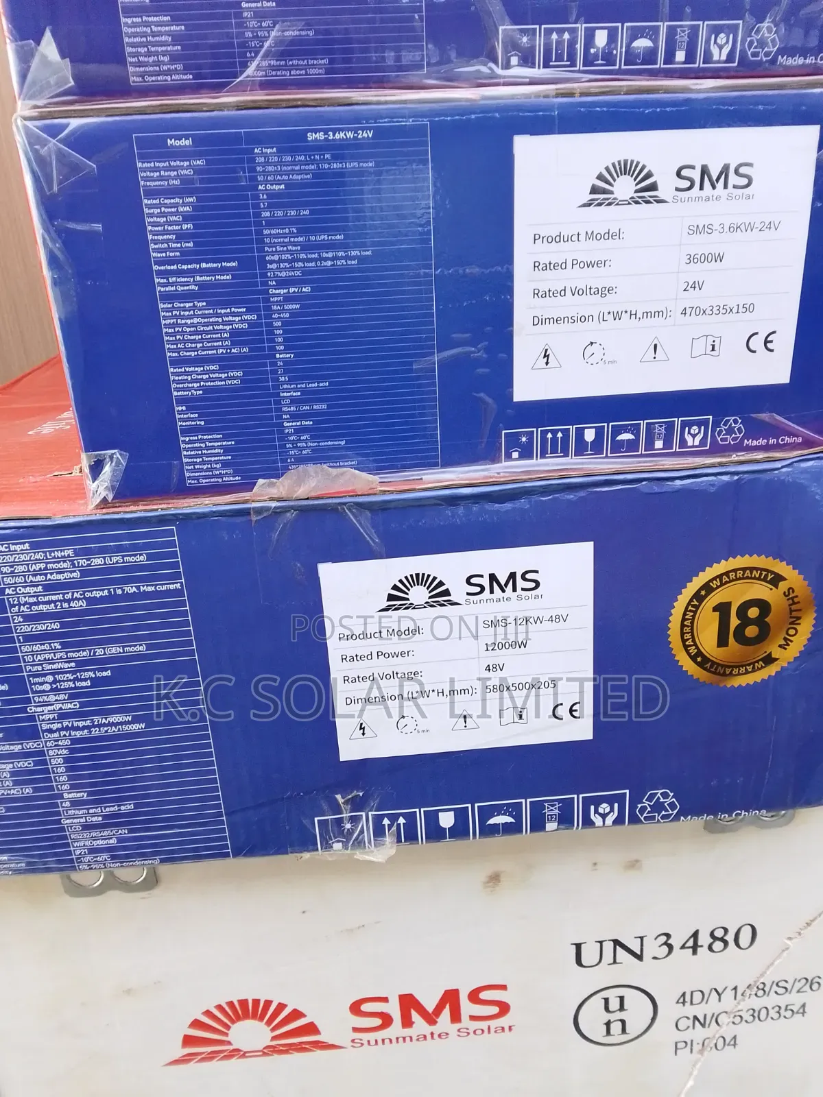 12kva 48volt SMS Hybrid Inverter
