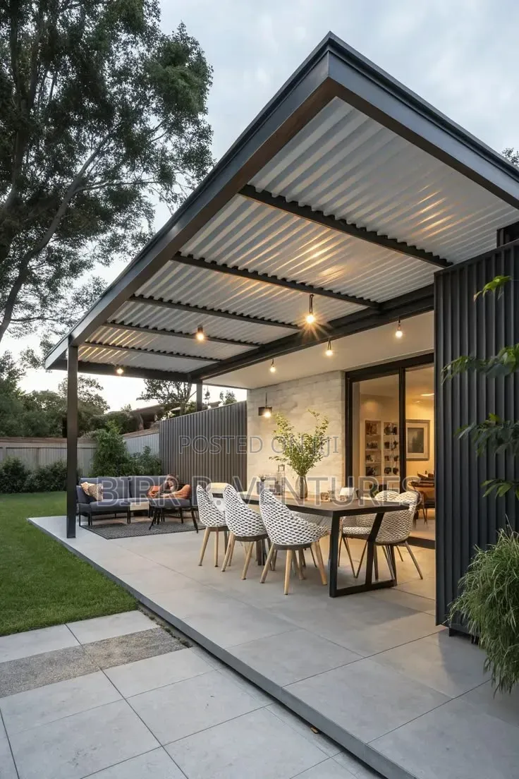 Patio Roofing for Guest Reception Areas