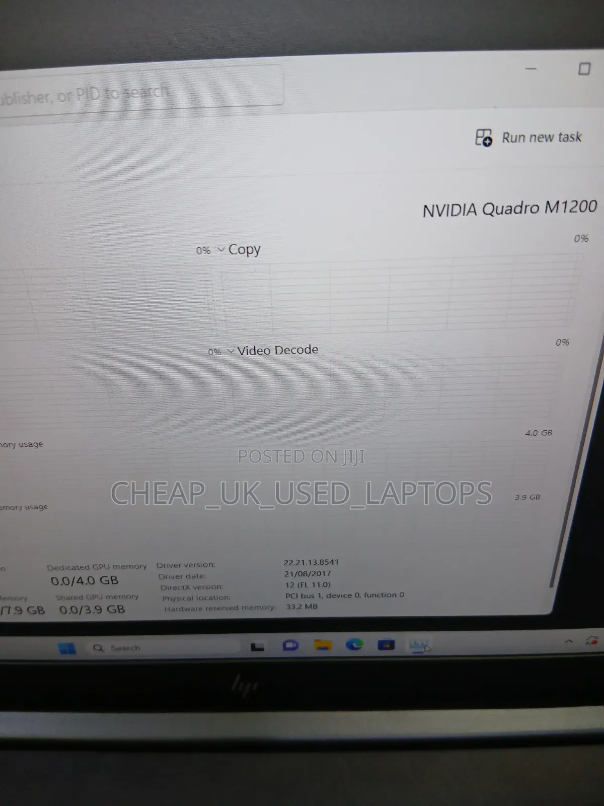 Laptop HP ZBook 15 G4 16GB Intel Core i7 SSD 512GB