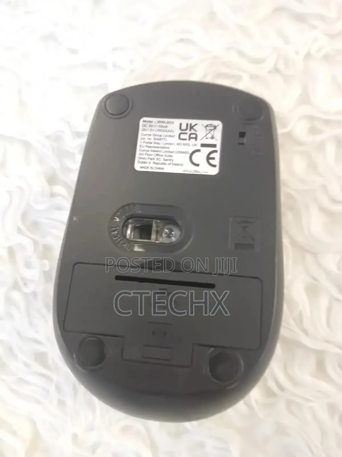 LOGIK L3BWLM23 Wireless Optical Mouse - Grey & Black