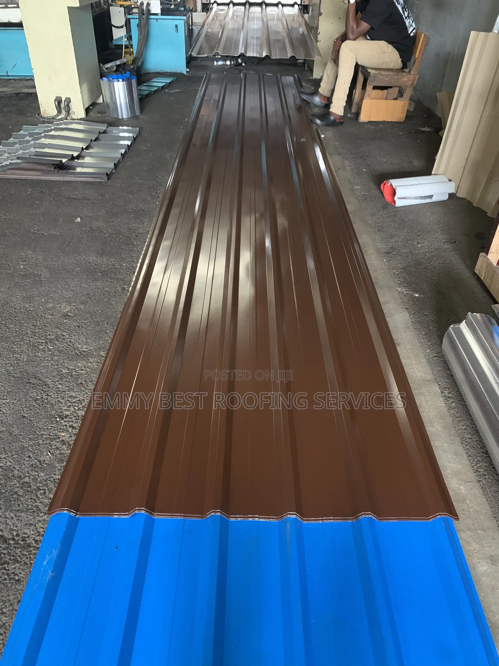 Nut Brown Longspan Roofing Sheet 0.45mm - Affordable Quality
