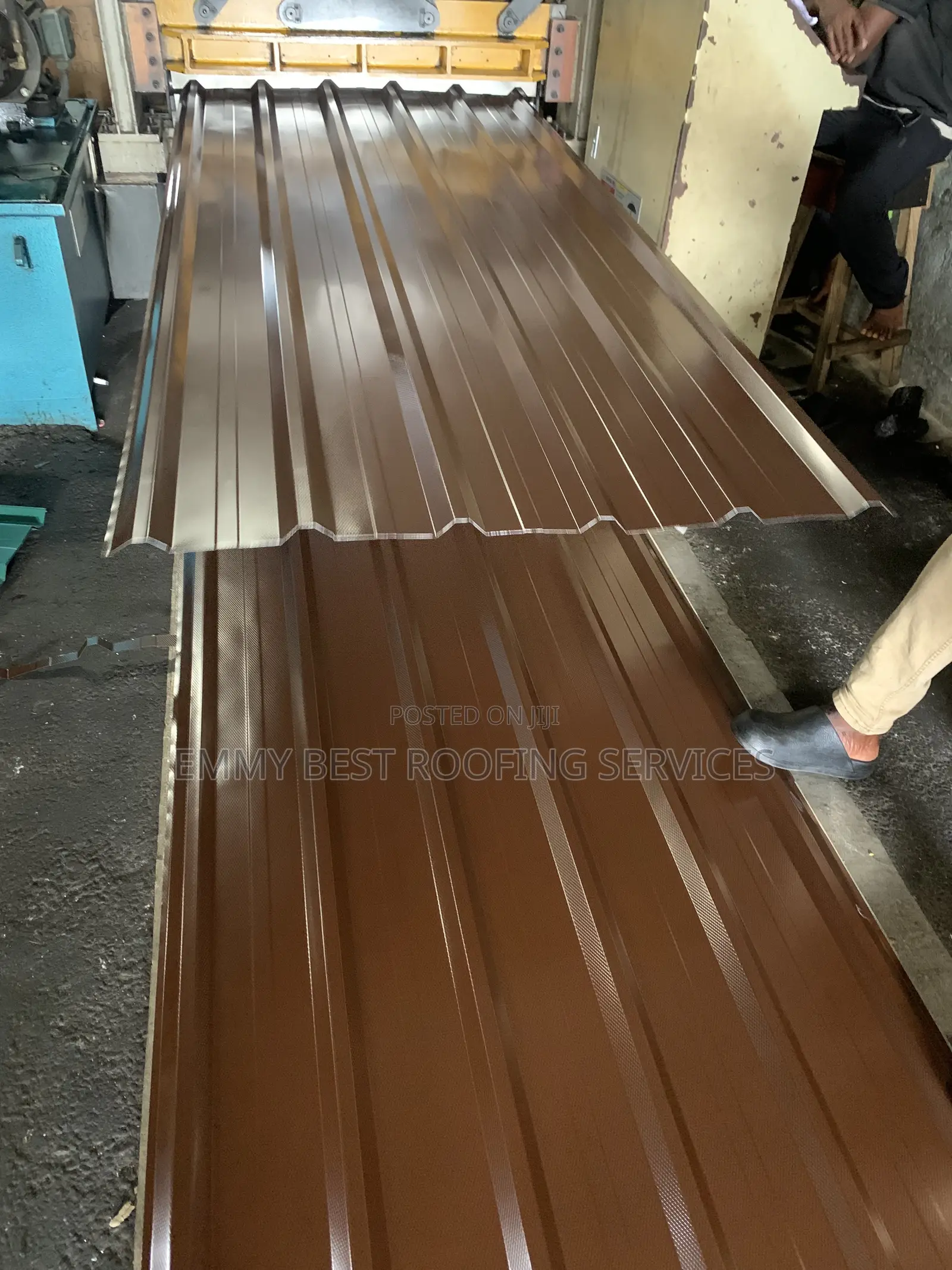 Nut Brown Longspan Roofing Sheet 0.45mm - Affordable Quality