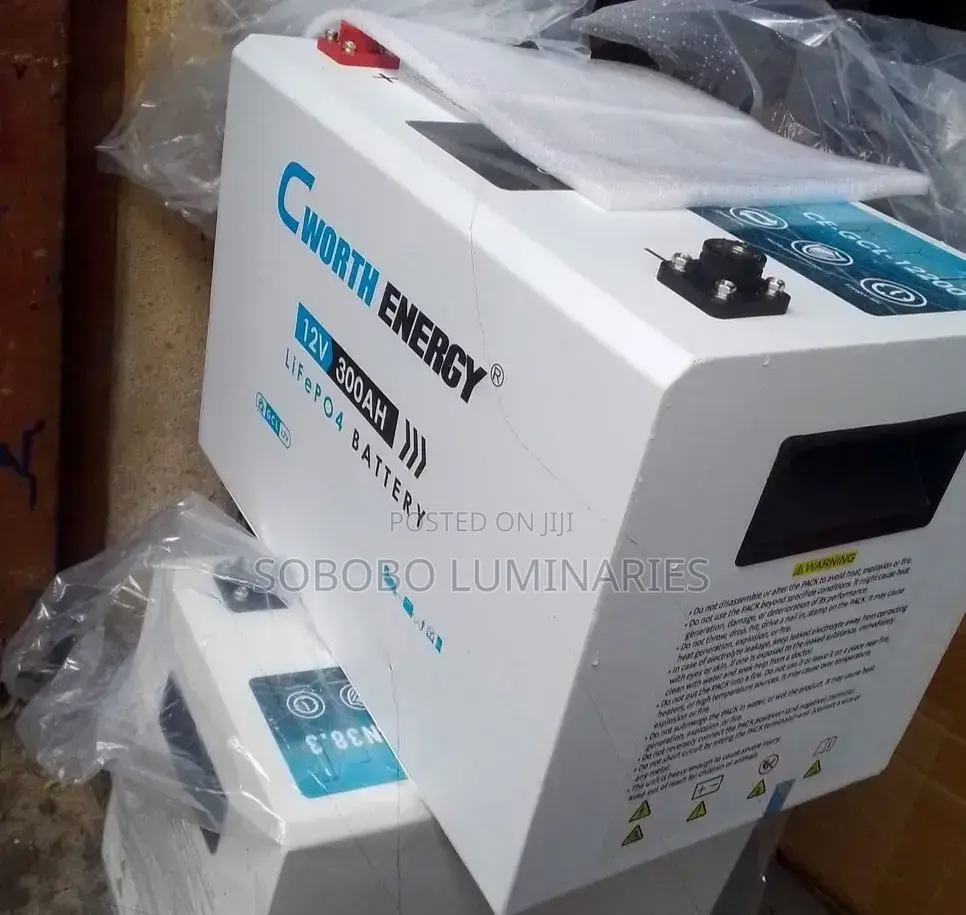 Cworth Energy 12v 300ah 3.8kwh Lithium Ion Battery