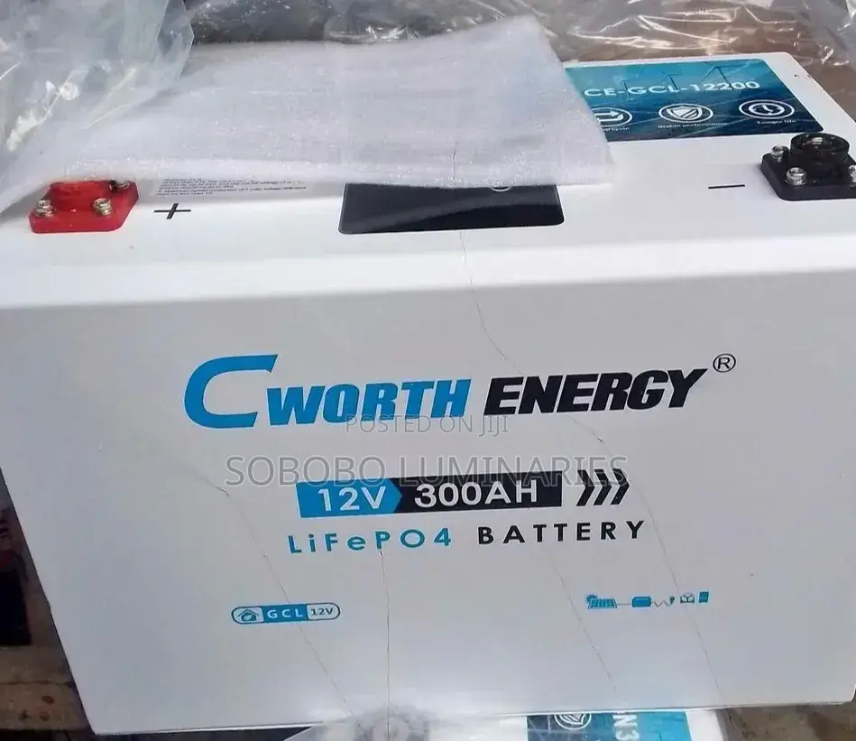 Cworth Energy 12v 300ah 3.8kwh Lithium Ion Battery
