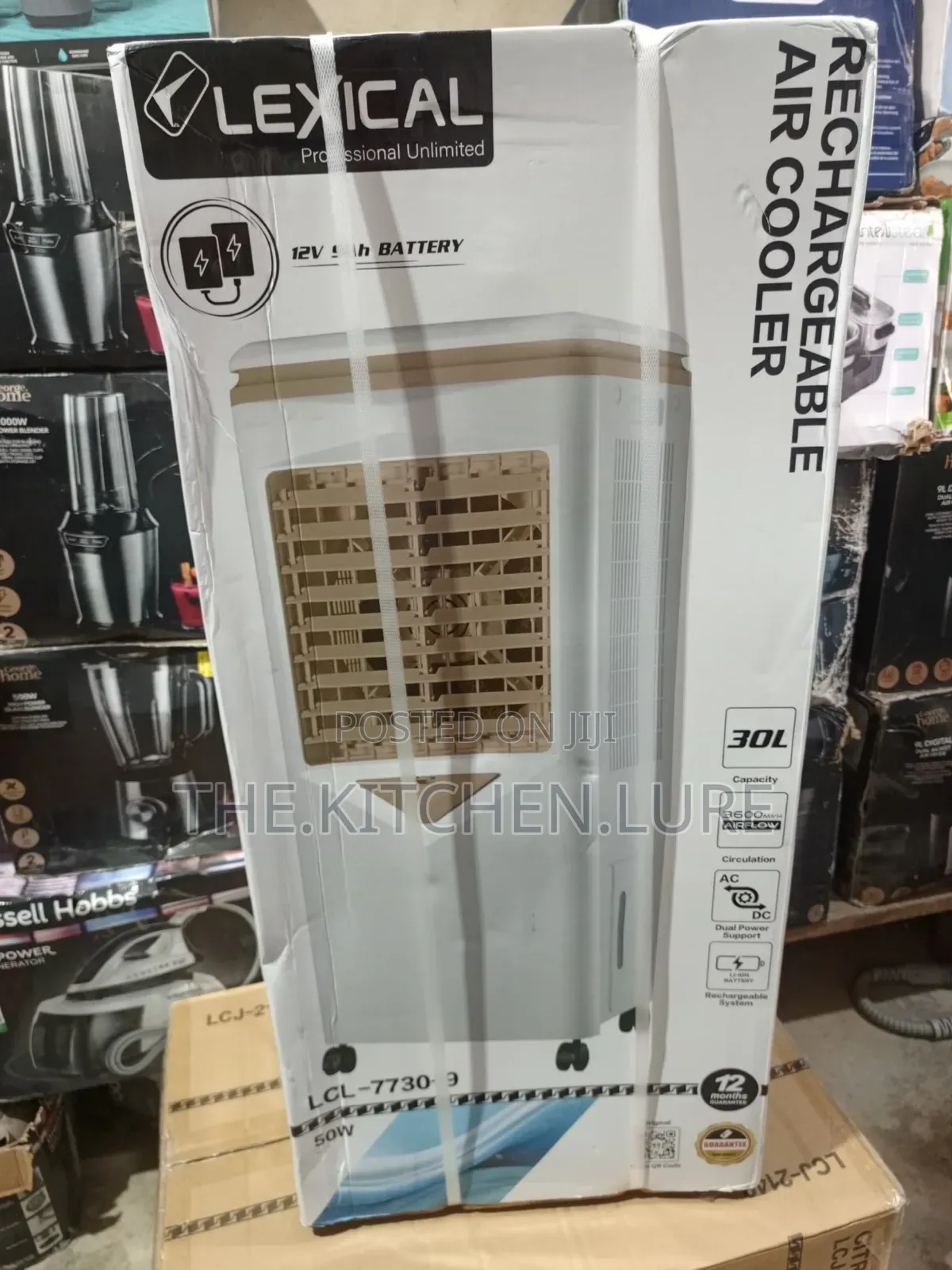 Lexical 30L Rechargeable Air Cooler