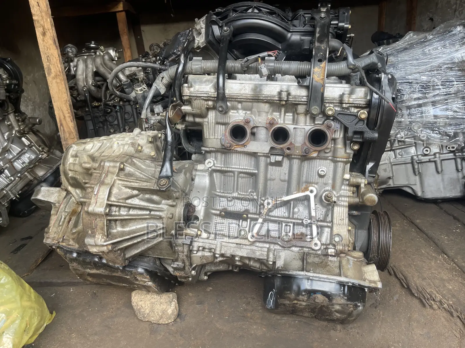 Toyota Sienna 2005 Engine and Gear Box 3mz-13pin 2wd
