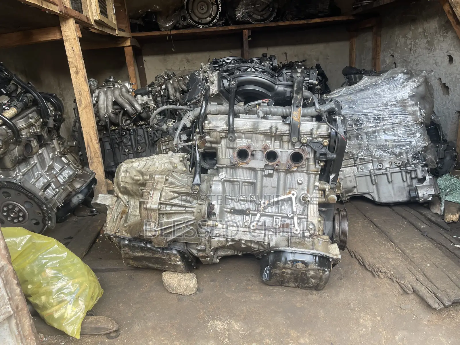 Toyota Sienna 2005 Engine and Gear Box 3mz-13pin 2wd