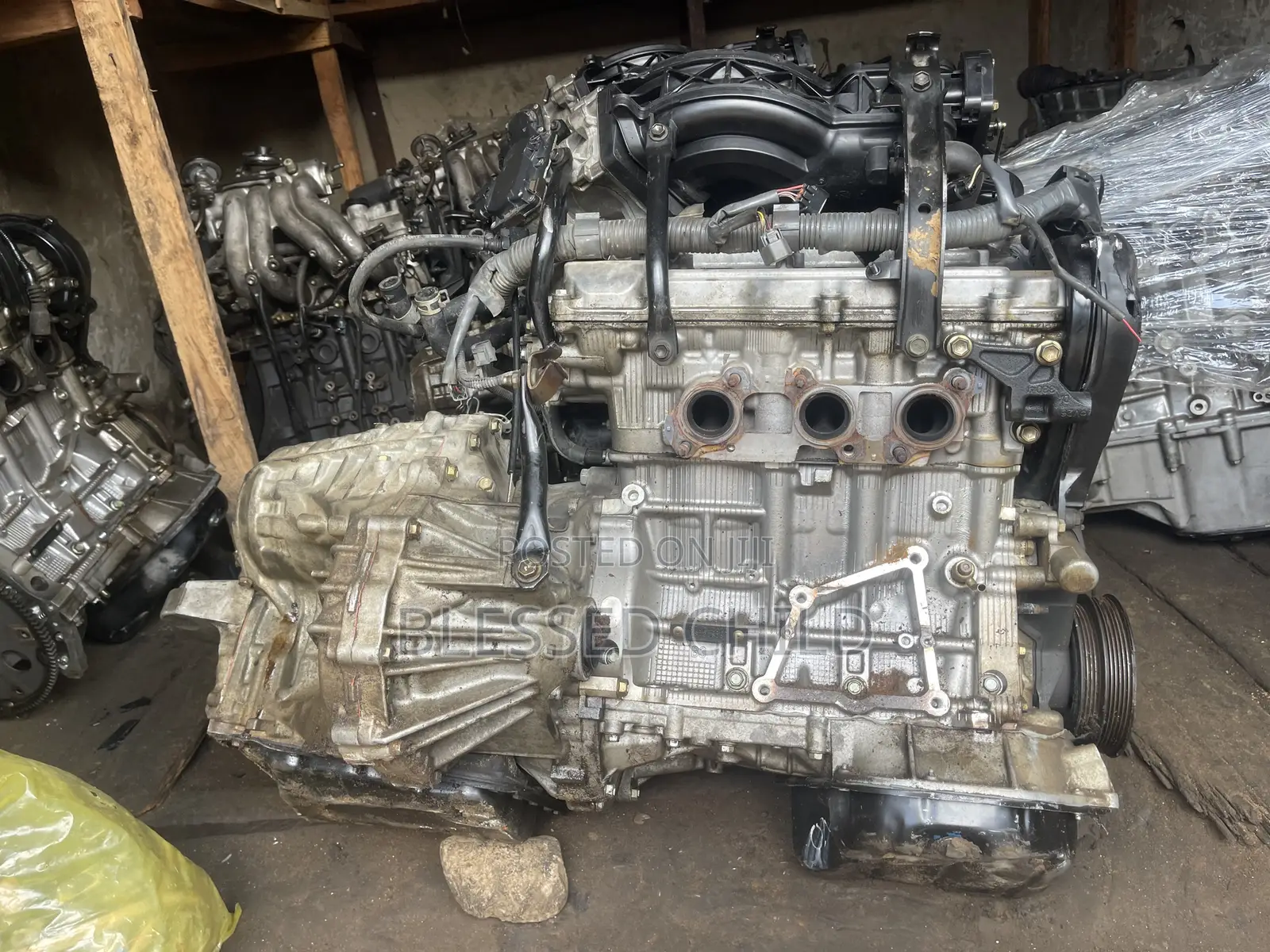 Toyota Sienna 2005 Engine and Gear Box 3mz-13pin 2wd
