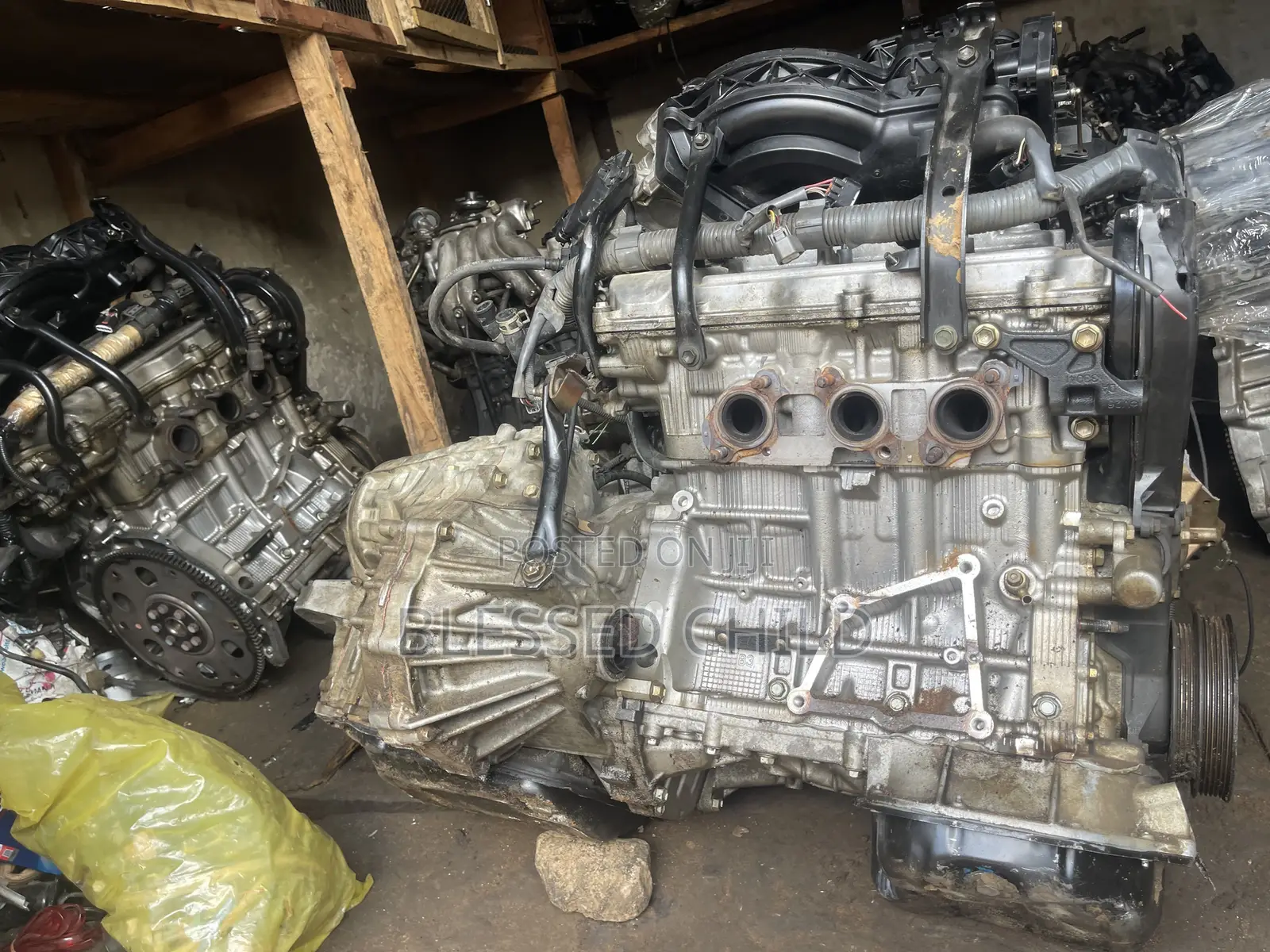 Toyota Sienna 2005 Engine and Gear Box 3mz-13pin 2wd