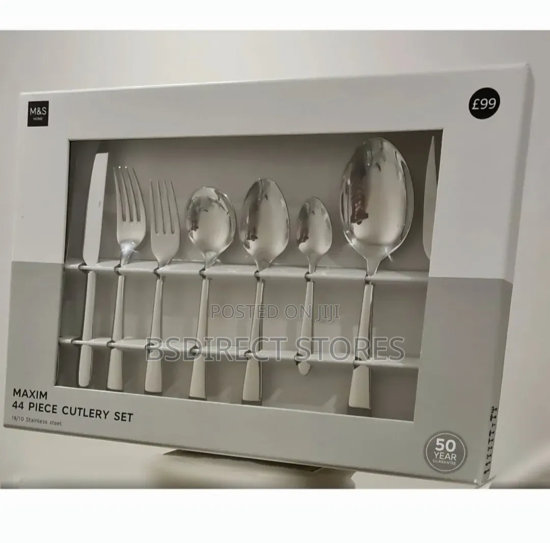 Marks and Spencer 44 Piece Maxim Cutlery Set Stainless Steel Gift Set
