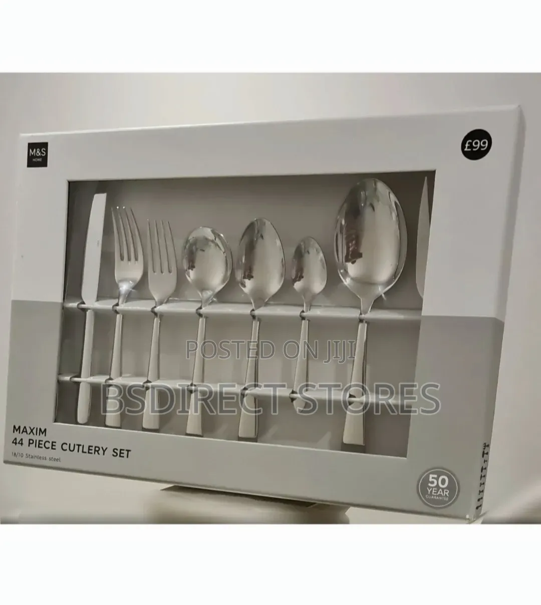 Marks and Spencer 44 Piece Maxim Cutlery Set Stainless Steel Gift Set