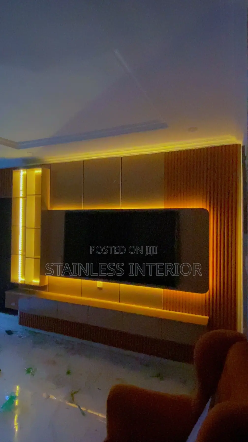 HDF Acrylic TV Console
