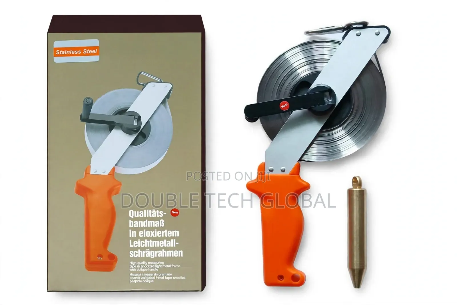 50M Stainless Steel Oil Dip Tape With Brass Plumb