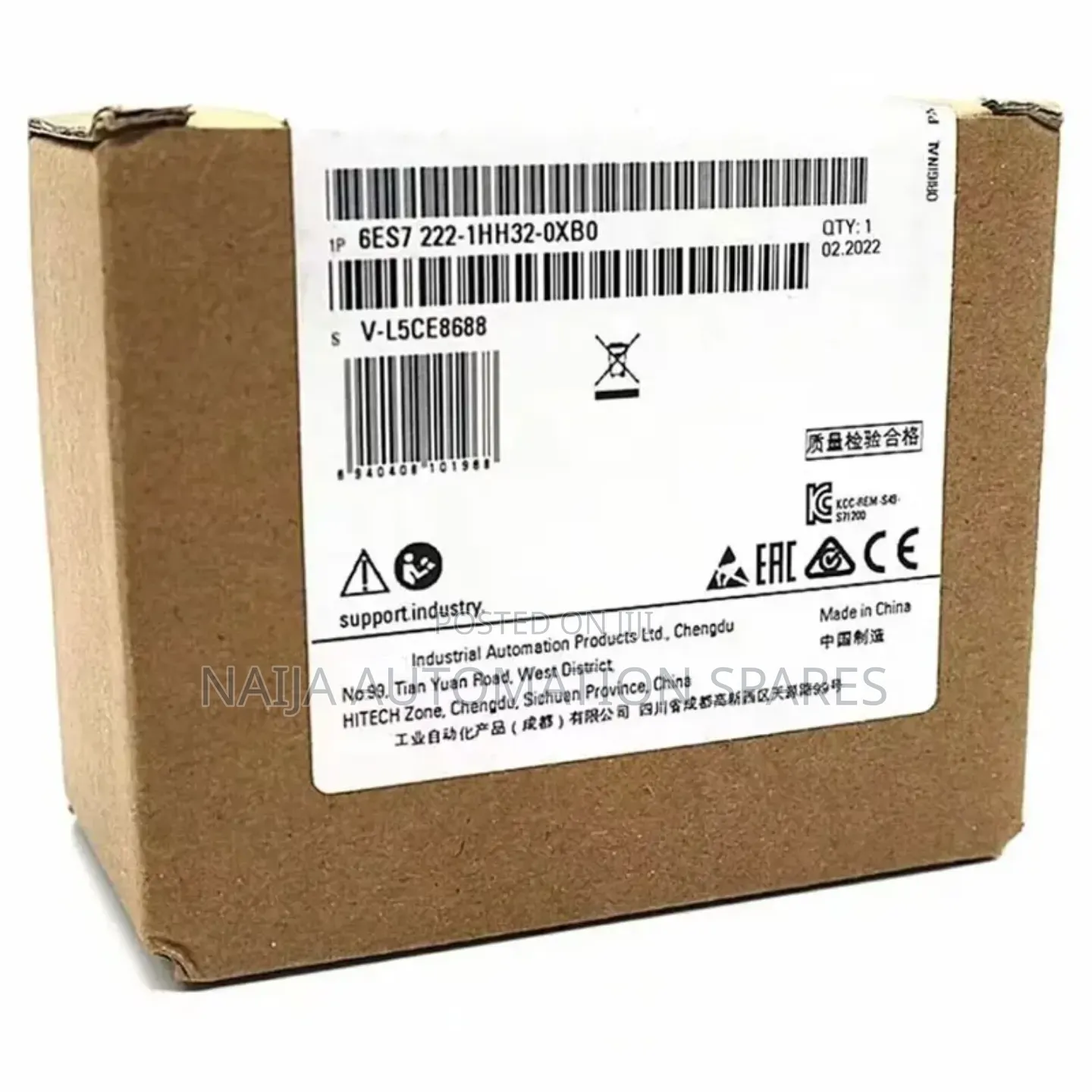 6es7222-1hh32-0xb0 | Simatic S7 Digital Output Sm 1222,16 Do, Relay 2a