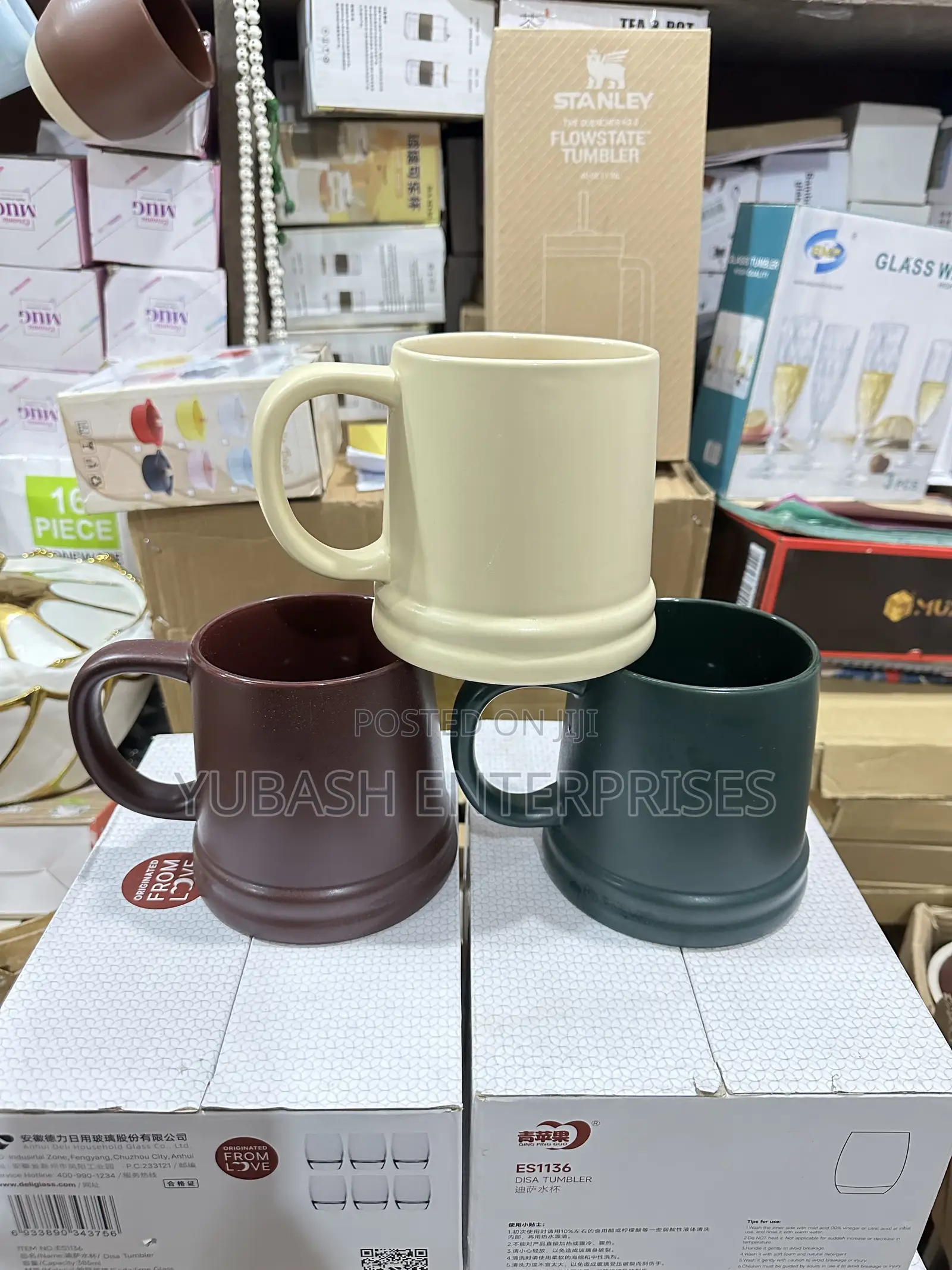 Elegant Ceramic Coffe Mugs