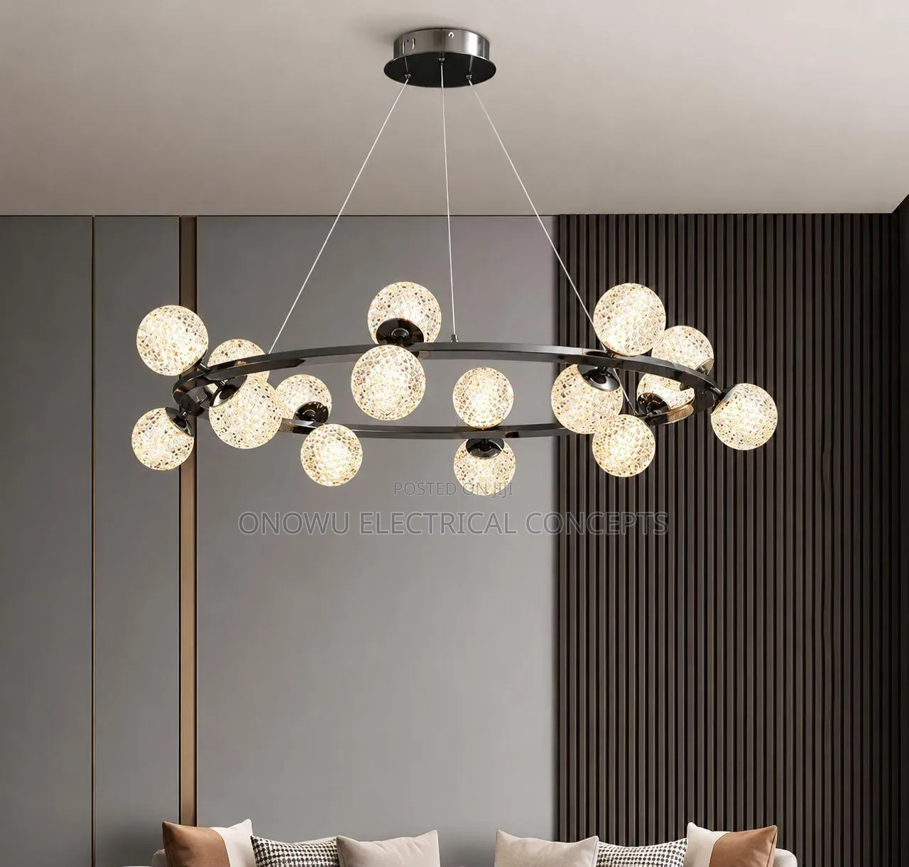 OUFULA Contemporary Restaurant Chandelier Creativity Living Room