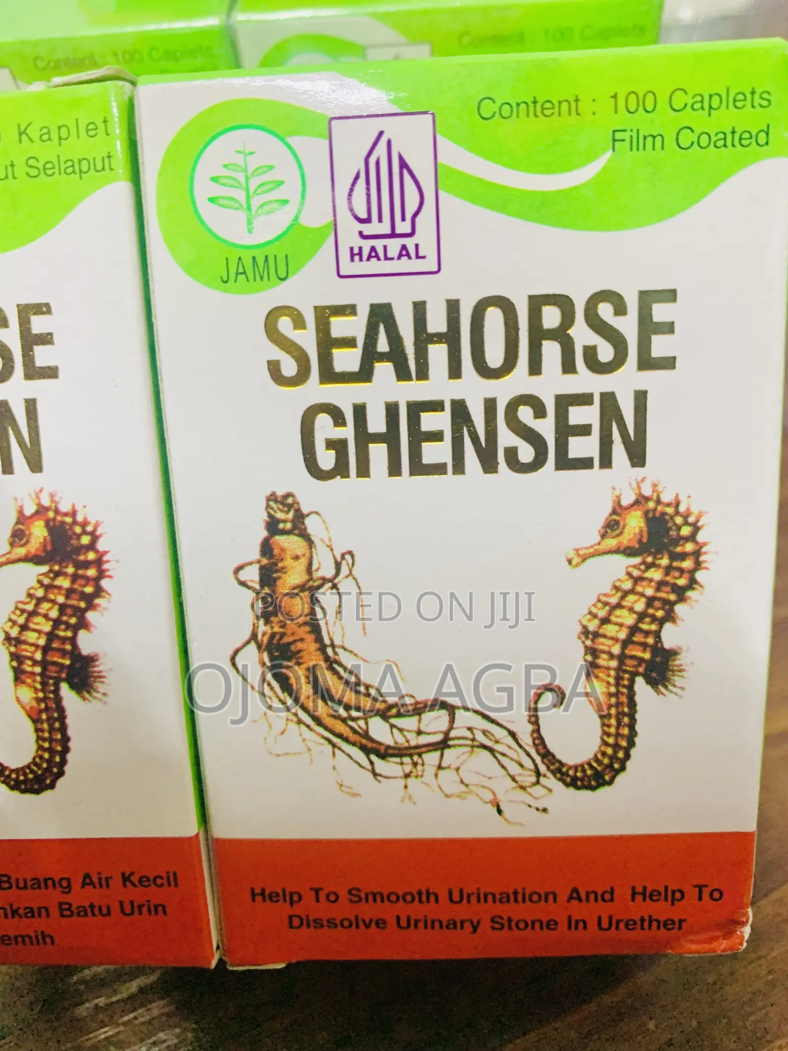 Urinary Discomfort Caplets for MEN (Seahorse Ghensen)