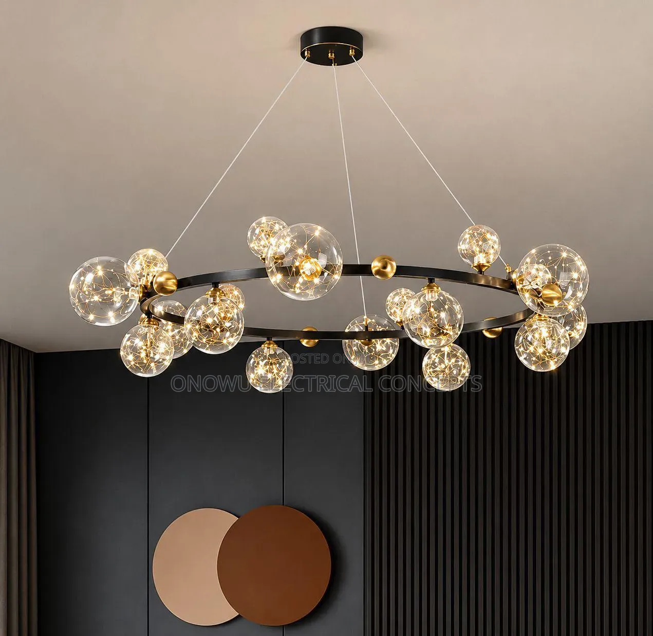 OUFULA Contemporary Restaurant Chandelier Creativity Living Room