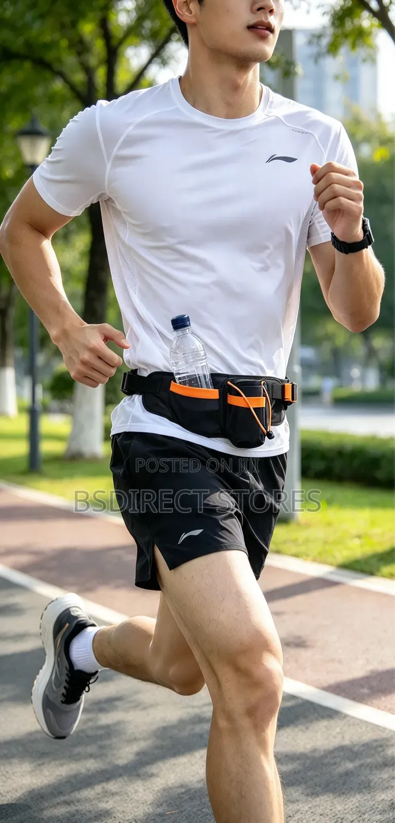Lightweight Water Bottle Belt No Bounce Running Hydration Waist Belt