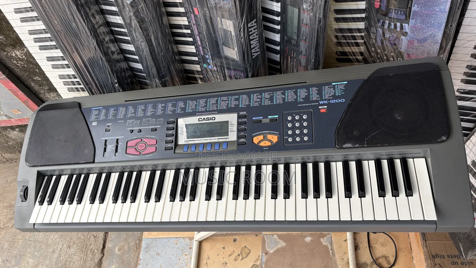 Professional Casio Wk1200 Keyboard With Pitchbend Wheel