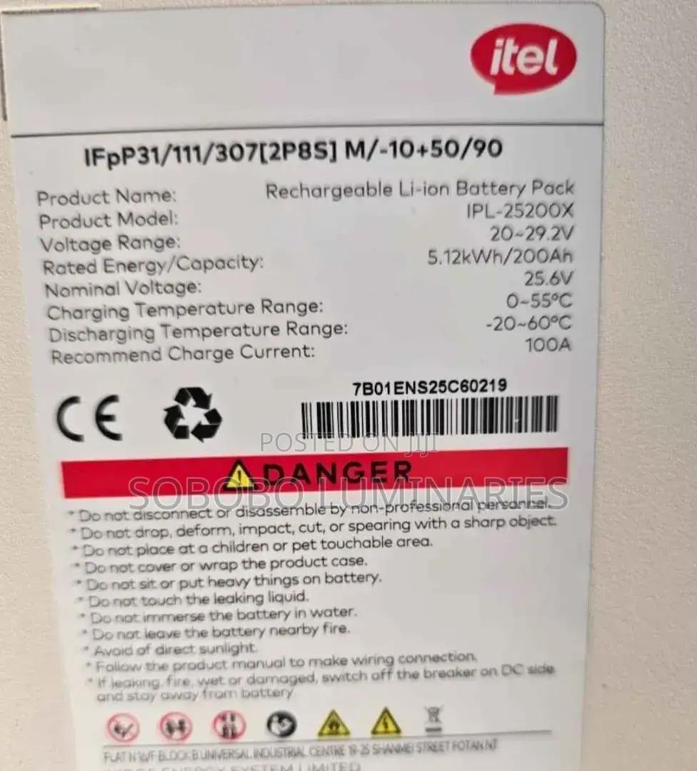 5kwh24V Solar Lithium Iron Battery