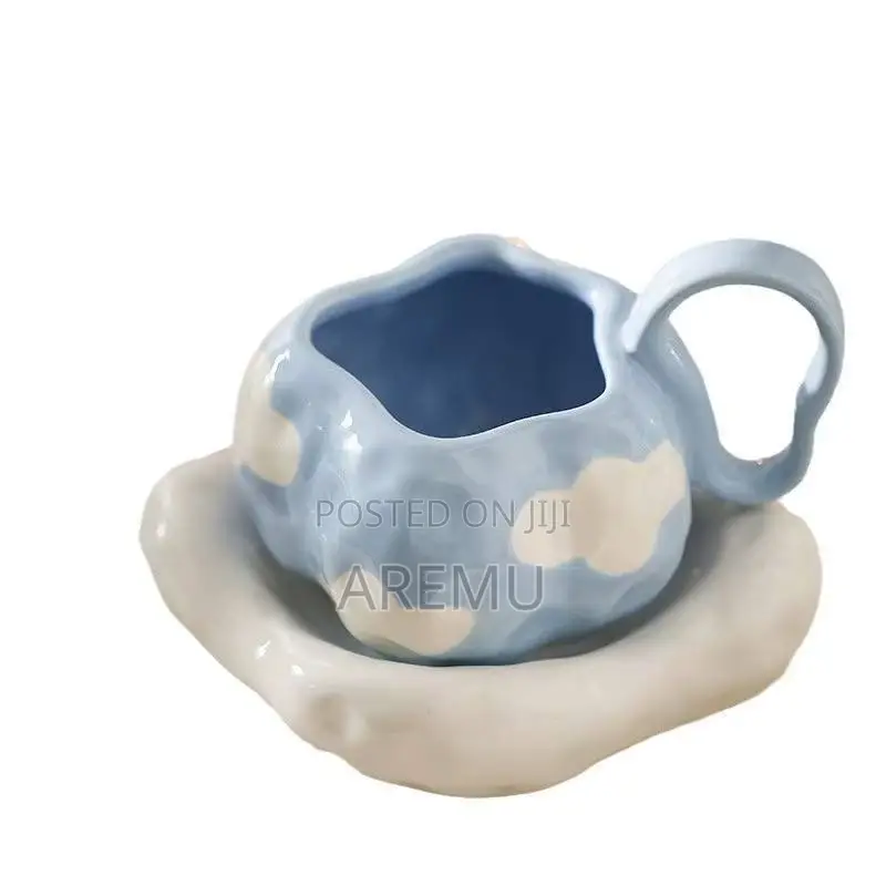 350ml Ceramic Cup With Saucer