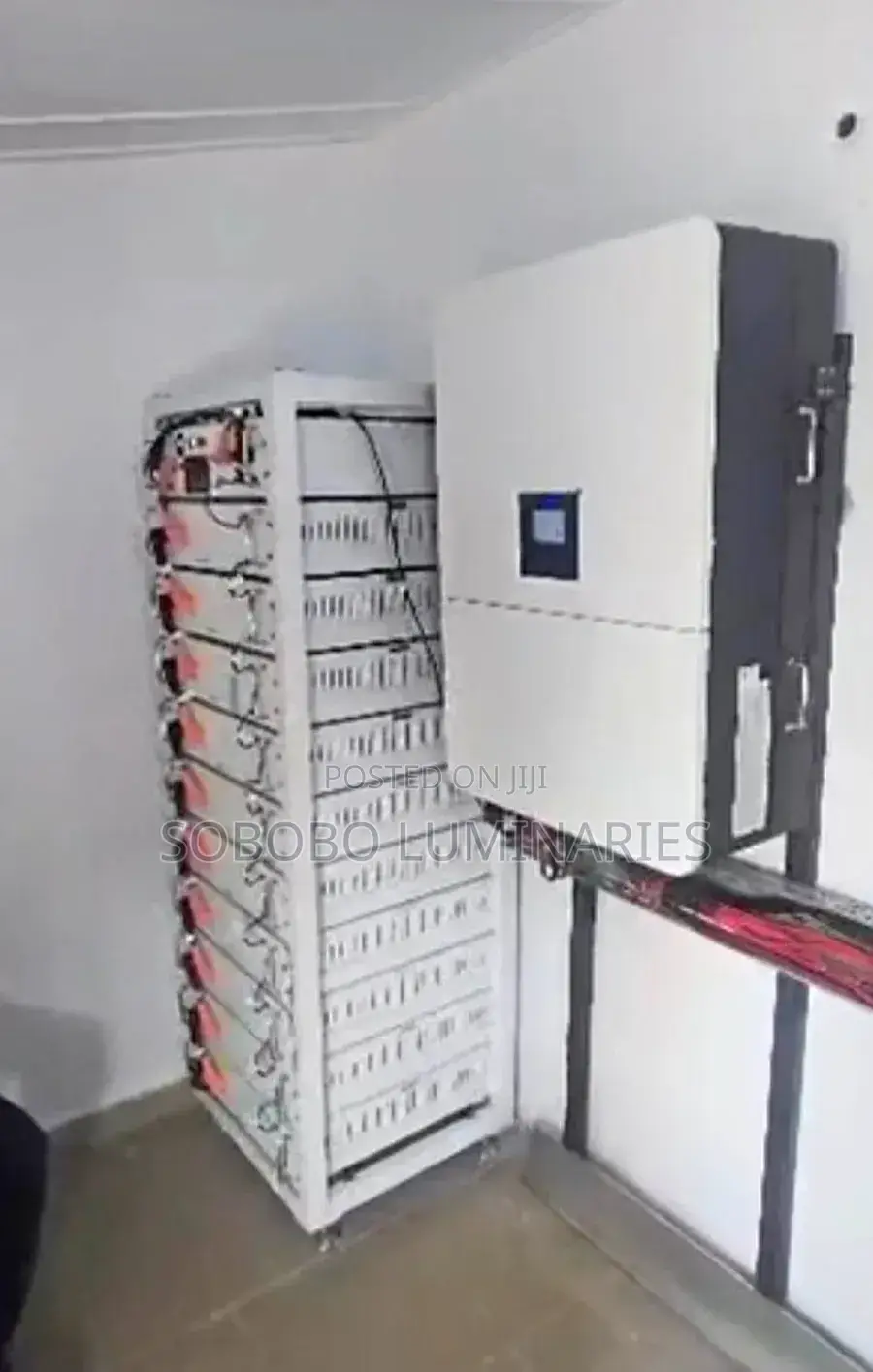 100kva 3 Phase Inverter and 60kwh Lithium Battery and Panels