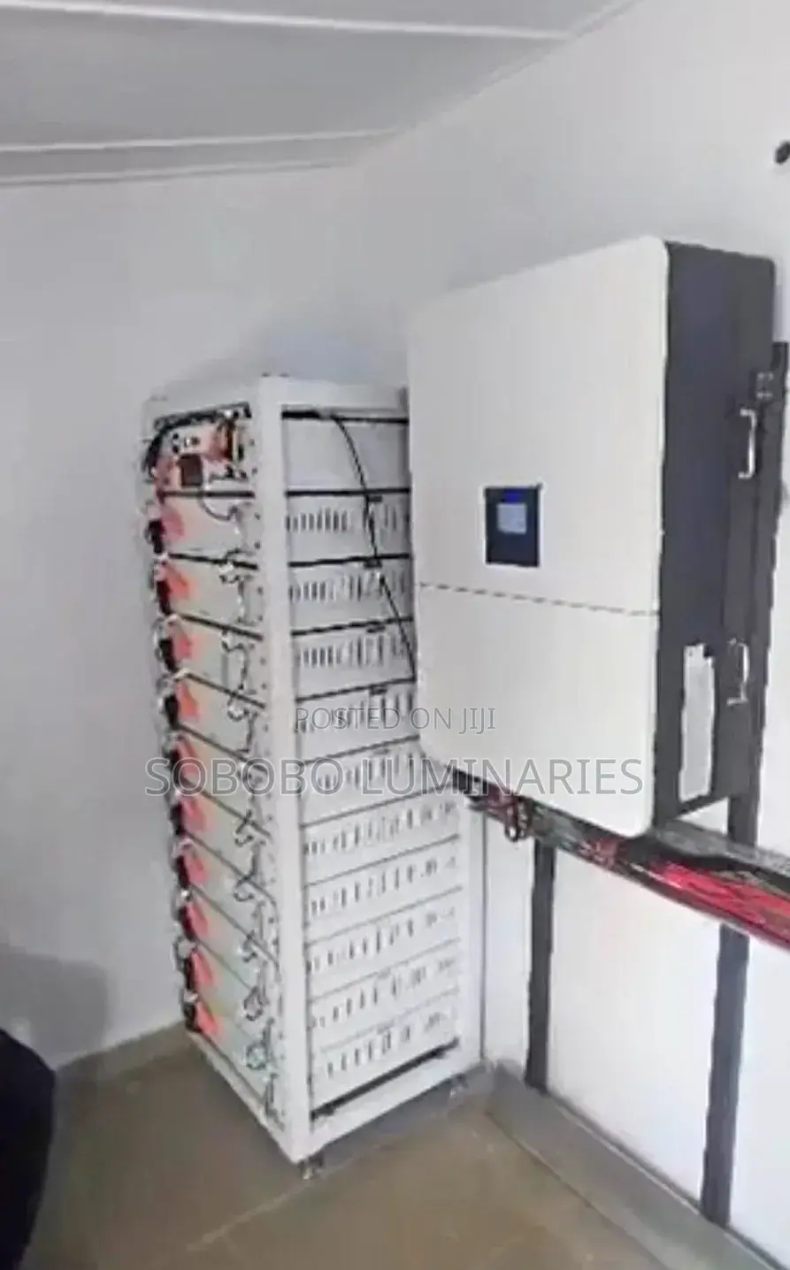 100kva 3 Phase Inverter and 60kwh Lithium Battery and Panels