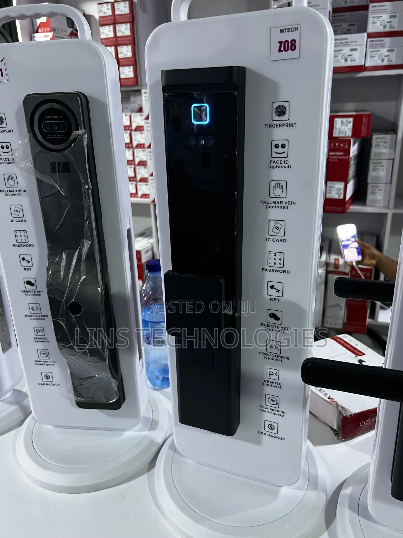 Tuya Pure Metal Facial Recognition Smart Lock (Weatherproof)