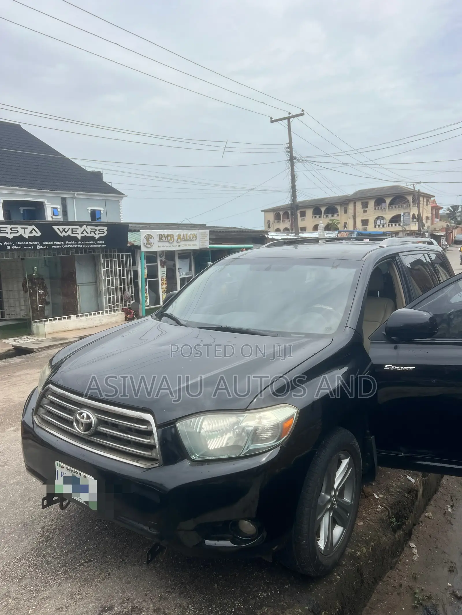 Toyota Highlander Sport 2008 Black