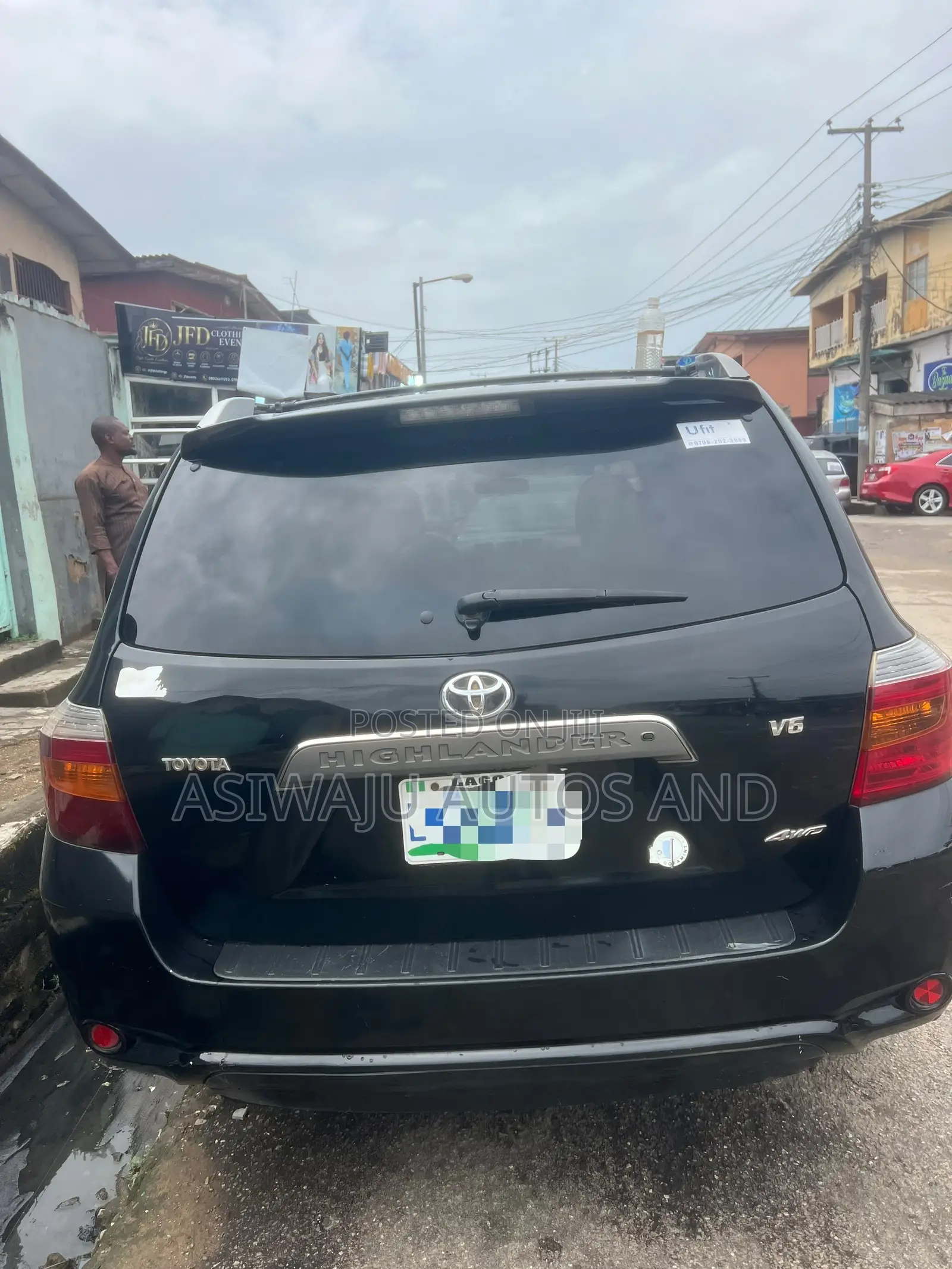Toyota Highlander Sport 2008 Black