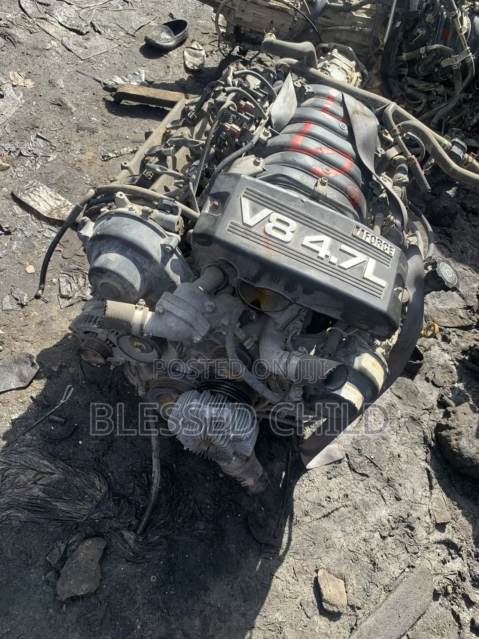 Toyota Tundra 2018 Engine 2uz and Transmission Gear Box-4wd -17pin