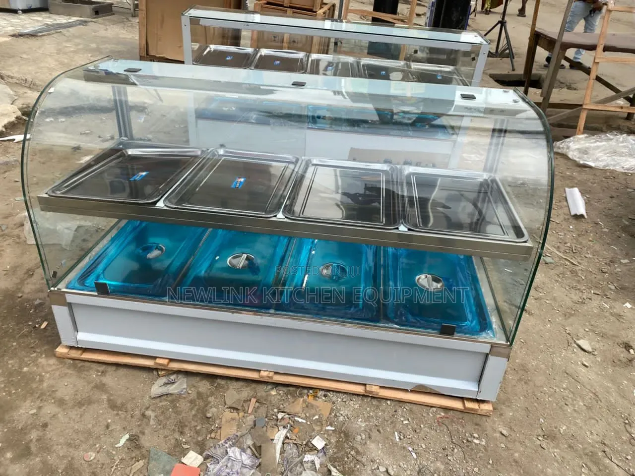 Bemarain Food Warmer Curve Glass 4plates