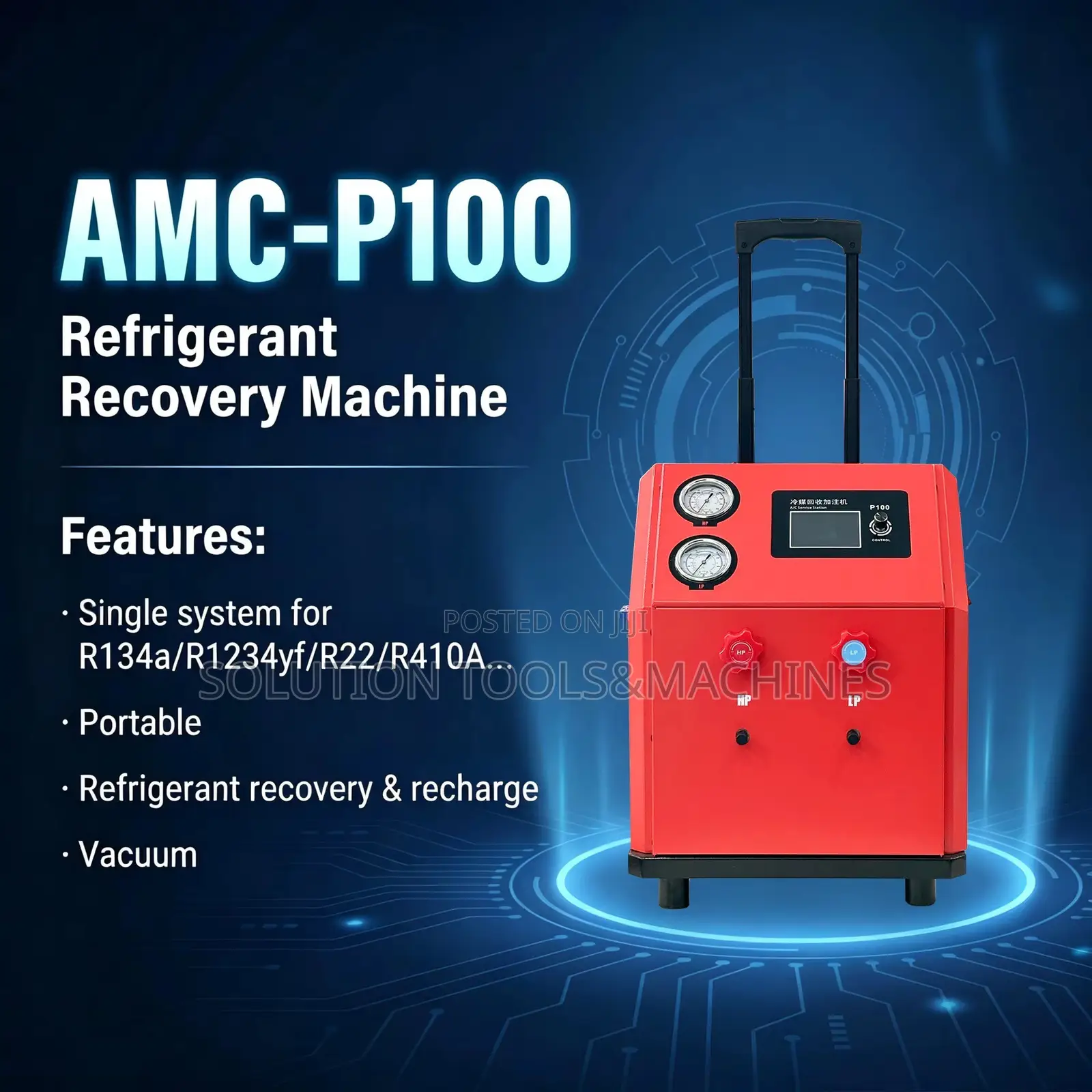 Portable Refrigerant Recovery Machine