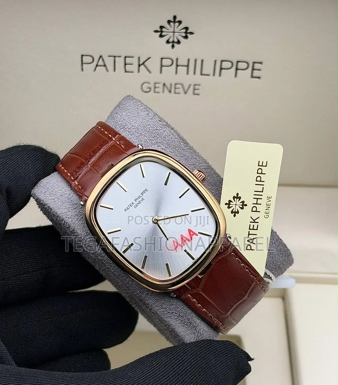 Patek Philippe Ellispe Genuine Leather Watch
